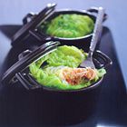 Gevulde savooiekool met zalm