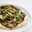 Pizza met wilde paddenstoelen