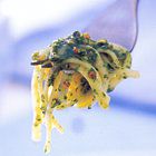 Pesto met spinazie en walnoot