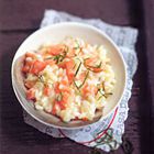 Risotto met gerookte zalm