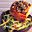 Courgette salade met toast en alikruiken