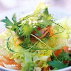 Zalmsalade met passievruchtensaus