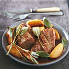 Gesmoorde varkenshaas met appel uit de slow cooker