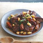 Lamstajine met dadels en amandelen uit de slow cooker
