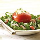 Gevulde tomaten met couscous en schapenkaas