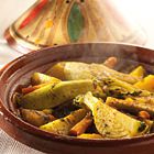 Vegetarische tajine met venkel