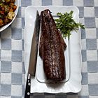 Hazenrug met een pittige pompoen-aardappelsalade
