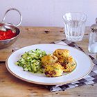 Polentaballetjes met broccoli en boleten