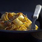 Pappardelle met eendenragout en porcini
