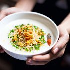 Vietnamese rijstsoep met kip