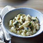 Gnocchi met gorgonzola en pistachenoten