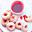 Mini donuts met jam