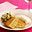 Roergebakken bloemkool met aardappelpuree en Fruitfilet