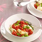 Tofu-gnocchi met tomatensaus