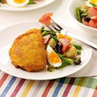 Vegetarische salade niçoise