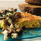 Omelet met paddenstoelen