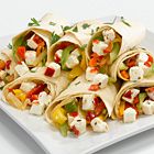 Tortilla's met kip en paprika