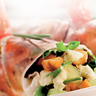 Bonbon van Ardennerham en salade