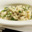 Vegetarische risotto met roomkaas en rucola