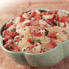 Salsa van tomaat en grapefruit