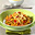 Macaroni met ham en Italiaanse groenten