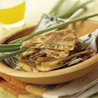 Quesadilla's met ham en bosui