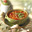 Tomatensoep met ham en courgette