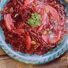 Rodekool met appeltjes