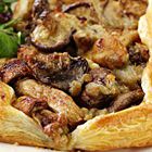 Roergebakken champignons