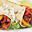 Wraps met kipfilet, champignons en roomsaus