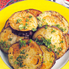 Gebakken aubergine