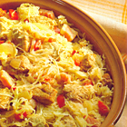 Goulash van hamlappen met zuurkool