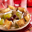 Briochespiesjes met brie en druiven