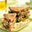Clubsandwich met gerookte zalm