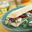 Ciabatta met gorgonzola en rode ui