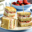 Clubsandwich met limoenricotta en aardbeien