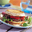 Mediterrane hamburger-sandwich