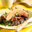 Bruschetta met rauwe ham en meloen