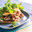 Blini sandwich met haring