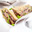 Clubsandwich met haring en avocado
