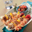Garnalen-spiesjes en visbrochette met salsa picante