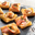 Zalmtaartjes met gorgonzola uit de oven