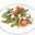 Zomersalade met tomaten, boontjes, dragon en geitenkaas