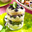Trifle met kwark en blauwe bessen