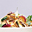 Bami met rundvlees, shii-take en paksoi