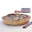 Clafoutis met rode ui en kerstomaatjes