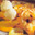 Mango- en amandelschoteltje