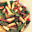 Penne met groene asperges en salami