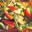 Postelein salade met appel en aardbeien