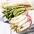 Asperges en aardbeien